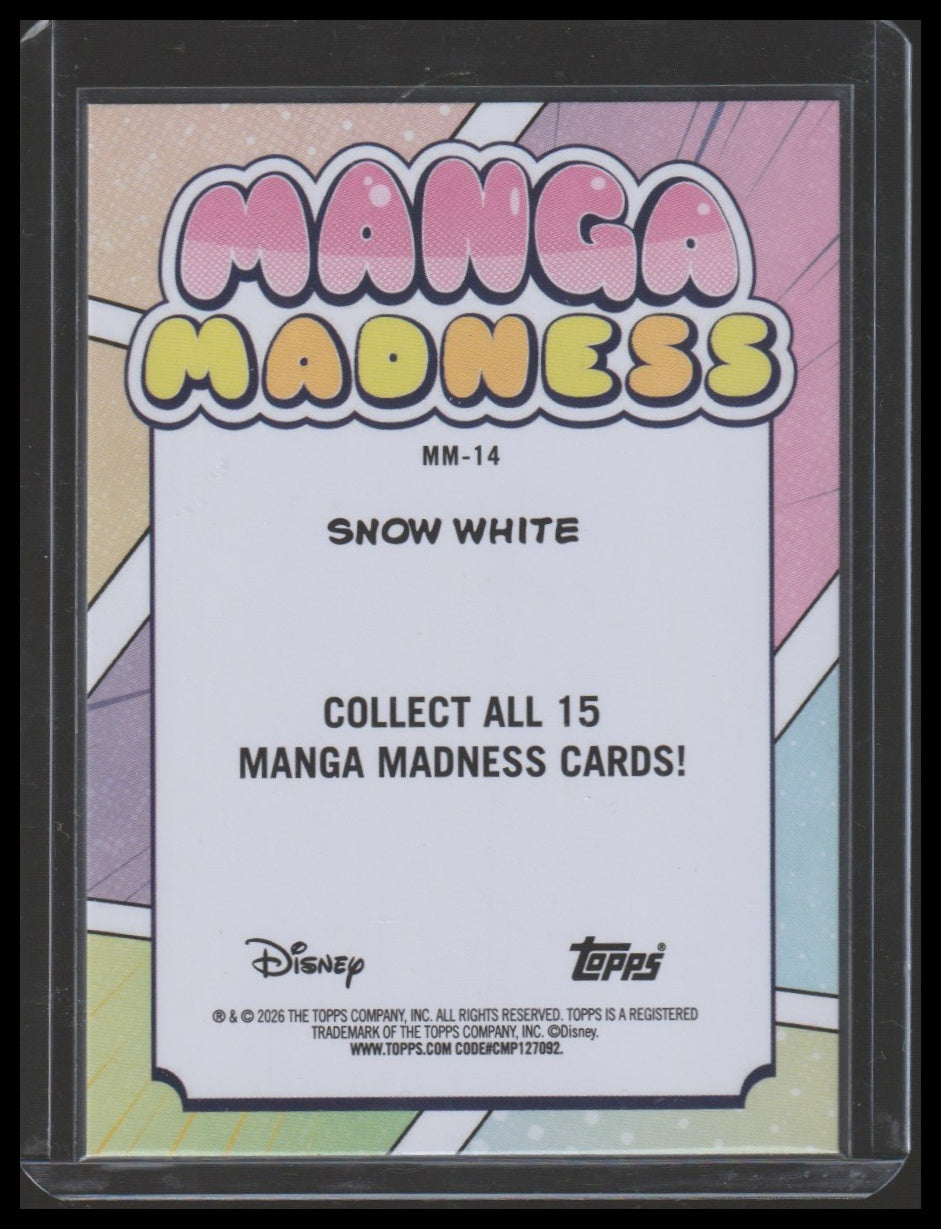 2026 Topps Disney Neon #MM-14 Snow White Manga Madness