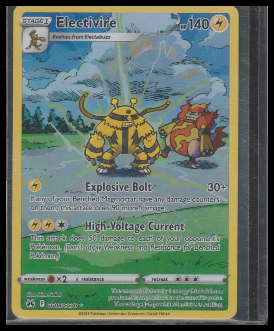 SWSH: Crown Zenith: Galarian Gallery #GG08/GG70 Electivire