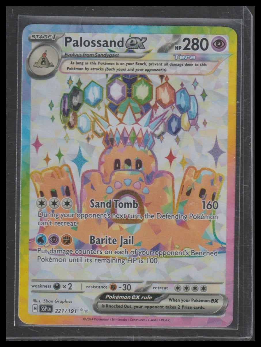 SV08: Surging Sparks #221/191 Palossand ex