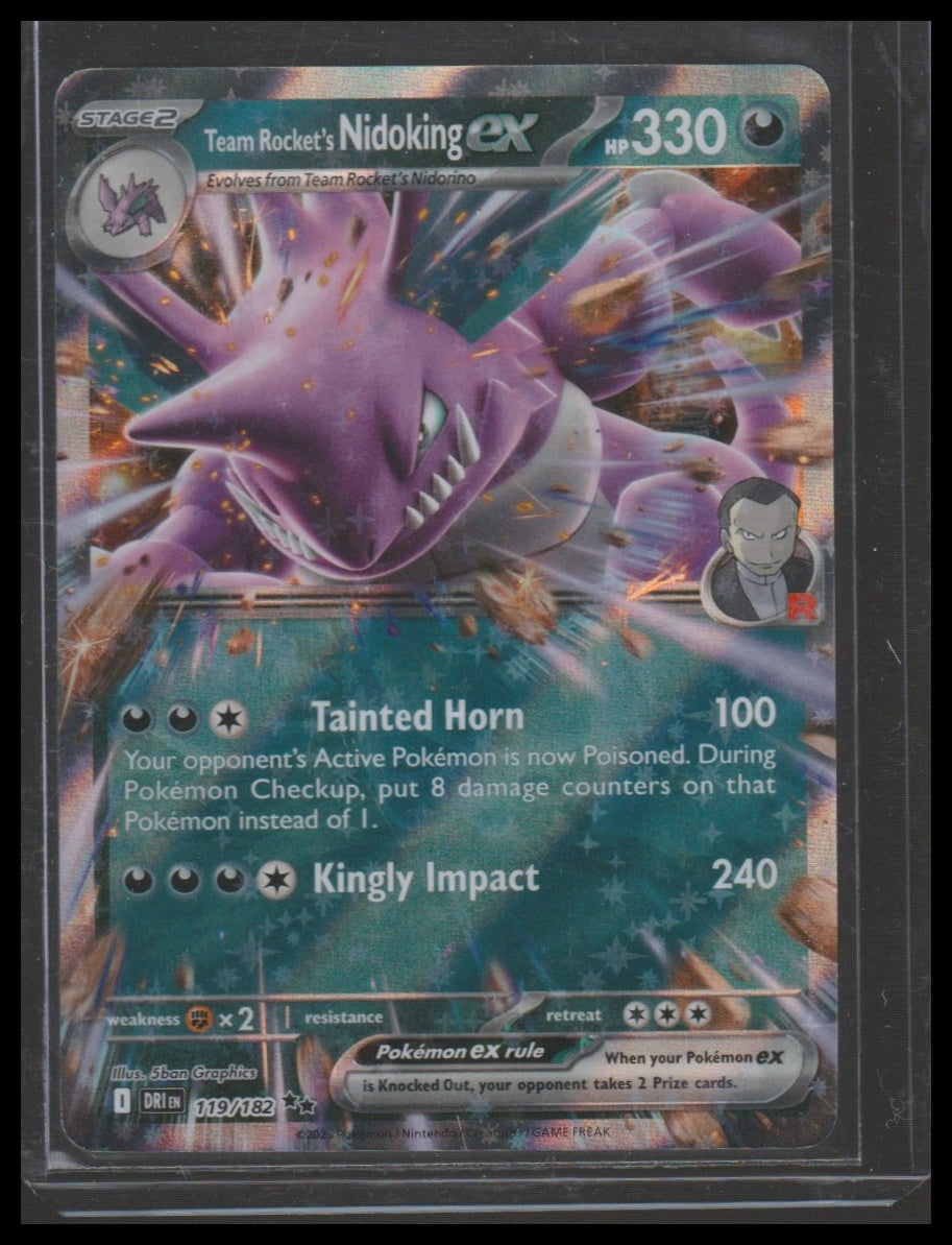 SV10: Destined Rivals #119/182 Team Rocket's Nidoking ex
