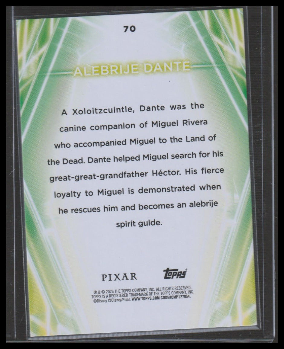 2026 Topps Disney Neon #70 Alebrije Dante