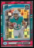 2024 Donruss #344 Jaylen Wright Optic Rated Rookies Preview Red Pandora