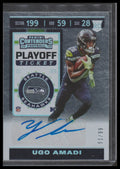 2019 Panini Contenders #221 Ugo Amadi Playoff Ticket #/99