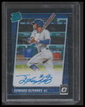 2021 Donruss Optic #RRS-EO Edward Olivares Rated Rookie Signatures Black #/50
