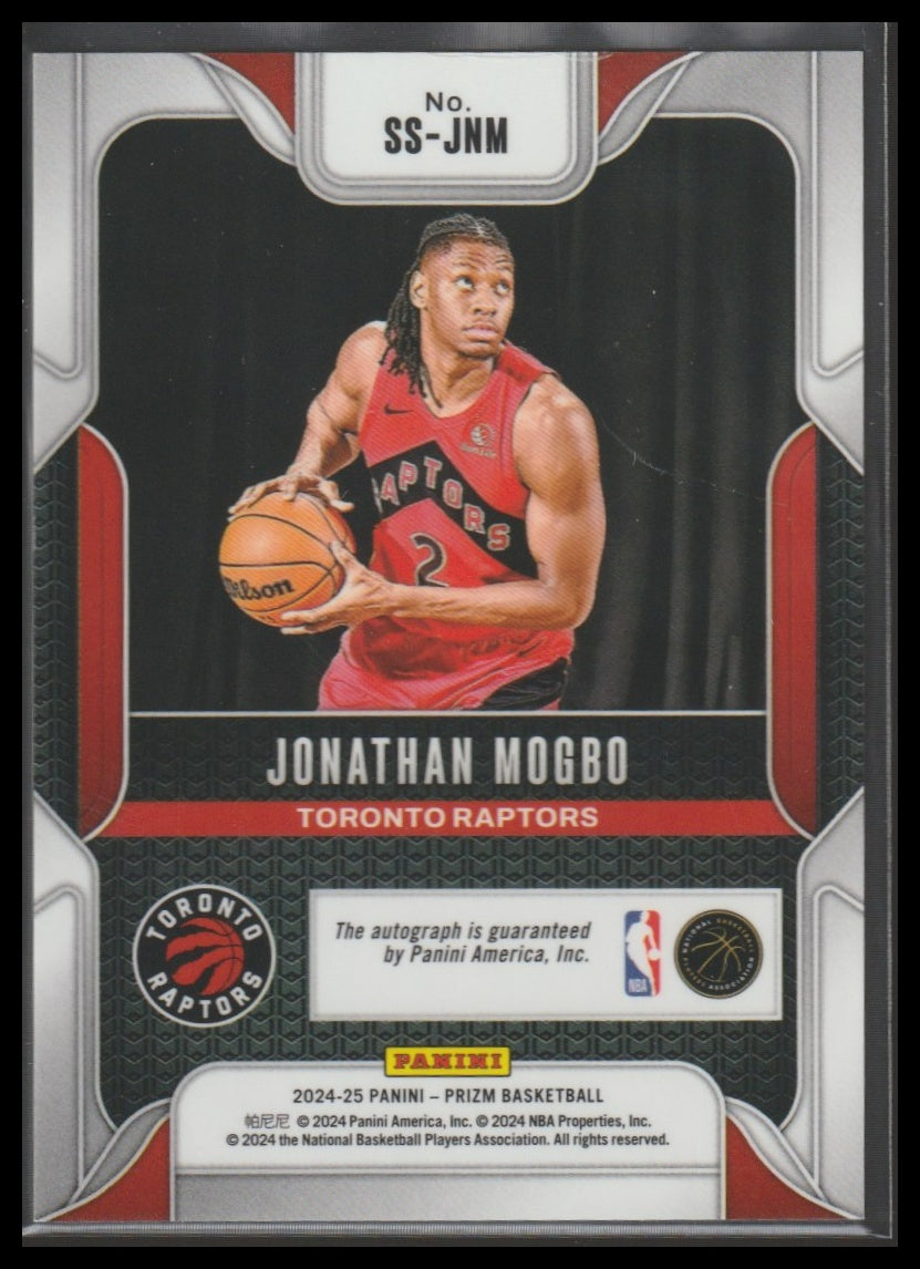 2024-25 Panini Prizm #SS-JNM Jonathan Mogbo Sensational Signatures