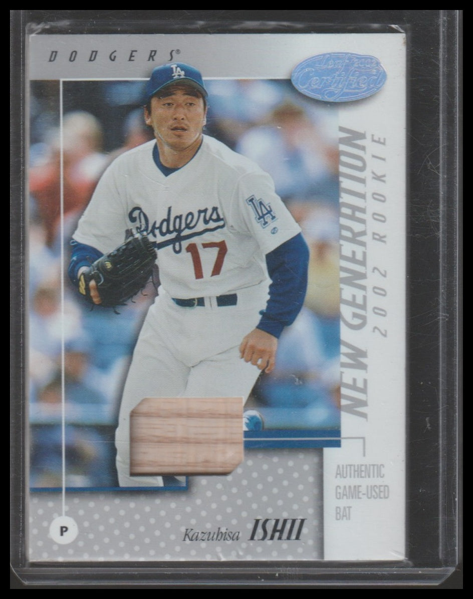 2002 Leaf Certified #176 Kazuhisa Ishii #/500