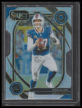 2024 Panini Select #225 Josh Allen Silver Prizm Die Cut