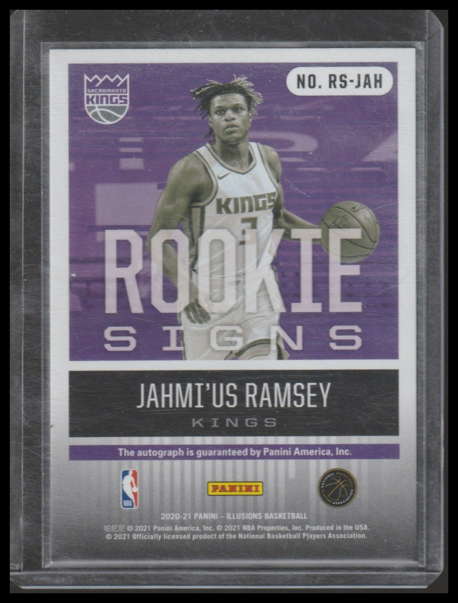 2020-21 Panini Illusions #RS-JAH Jahmi'us Ramsey Rookie Signs