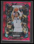 2024 Panini Prizm Draft Picks #22 Jalen Brunson Prizms Red Ice