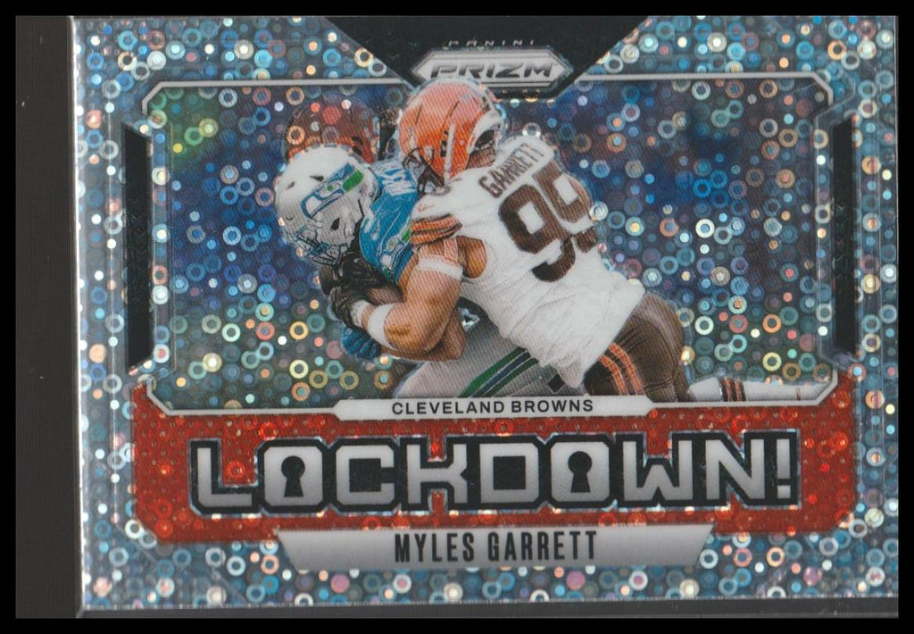 2024 Panini Prizm #2 Myles Garrett Lockdown No Huddle Prizm